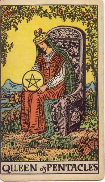 Queen of Pentacles tarot card