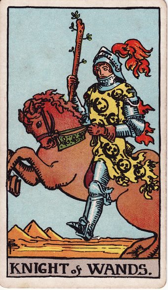 Knight of Wands tarot card